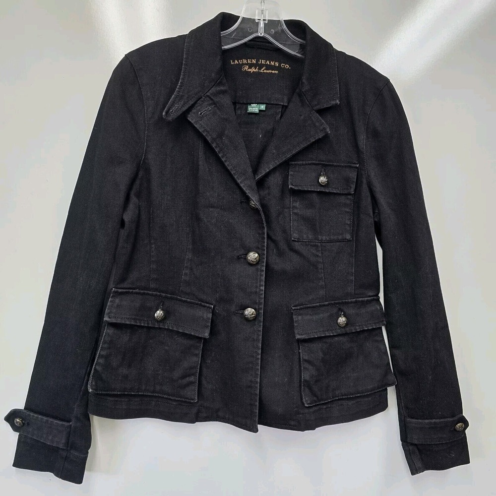 Lauren Ralph Lauren Black Leather Jacket
